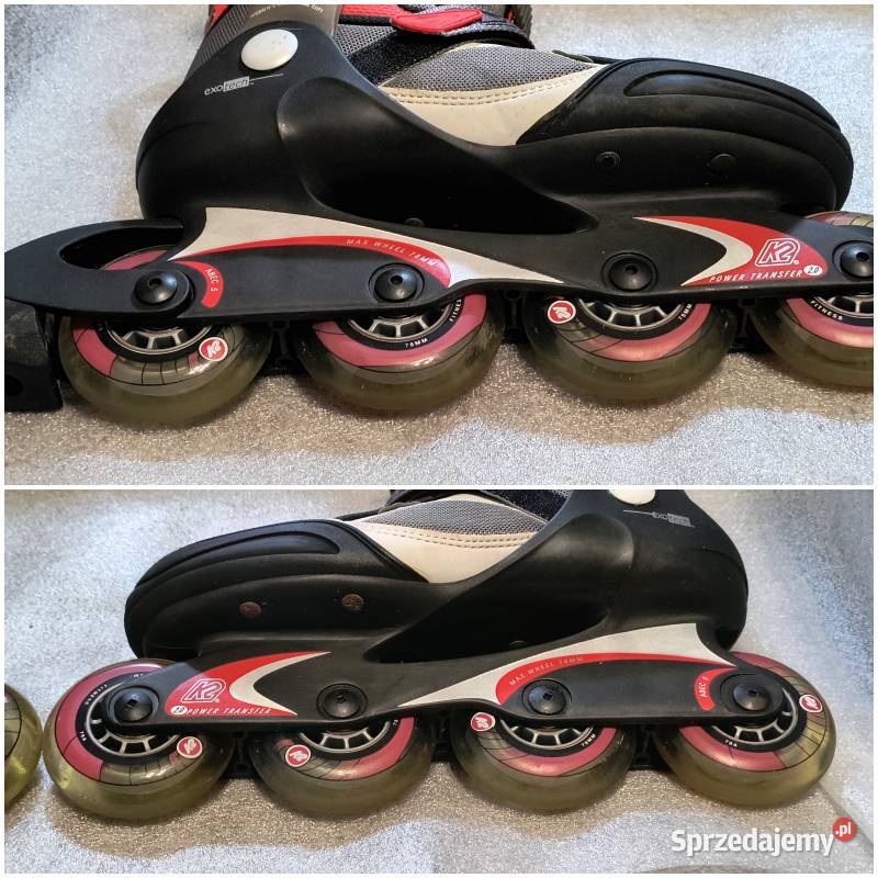 Rolki K2 model IMPULSE LSW rozmiar 390 wkładki Piotrków Trybunalski