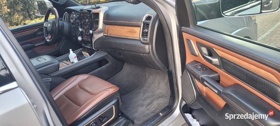 RAM 1500 LONGHORN 2019r 4x4 SUV Pickup Ledy ACC wielofunkcyjna kierownica Łańcut