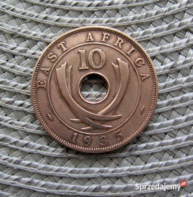 Brytyjsa Afryka Wschodnia 10 Cent 1935r Kalisz sprzedam