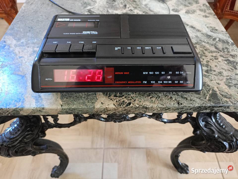 Radio Magnetofon Zegar Budzik Vintage wielkopolskie Drawski Młyn sprzedam