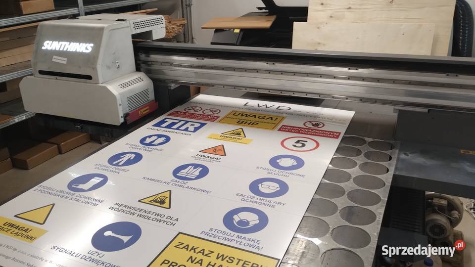 Ploter UV flatbed sunthinks 110x150 CMYKW Pozostałe Tarnów