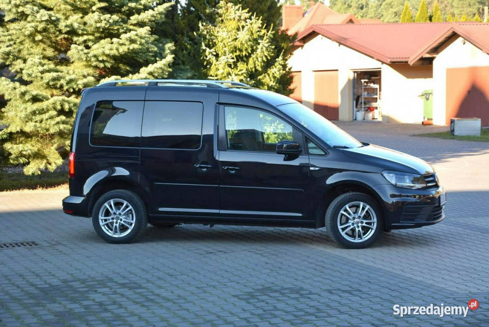 Volkswagen Caddy DSG Duża Navi Kamera Rok produkcji 2017 Samochody osobowe Ostrów Mazowiecka sprzedam