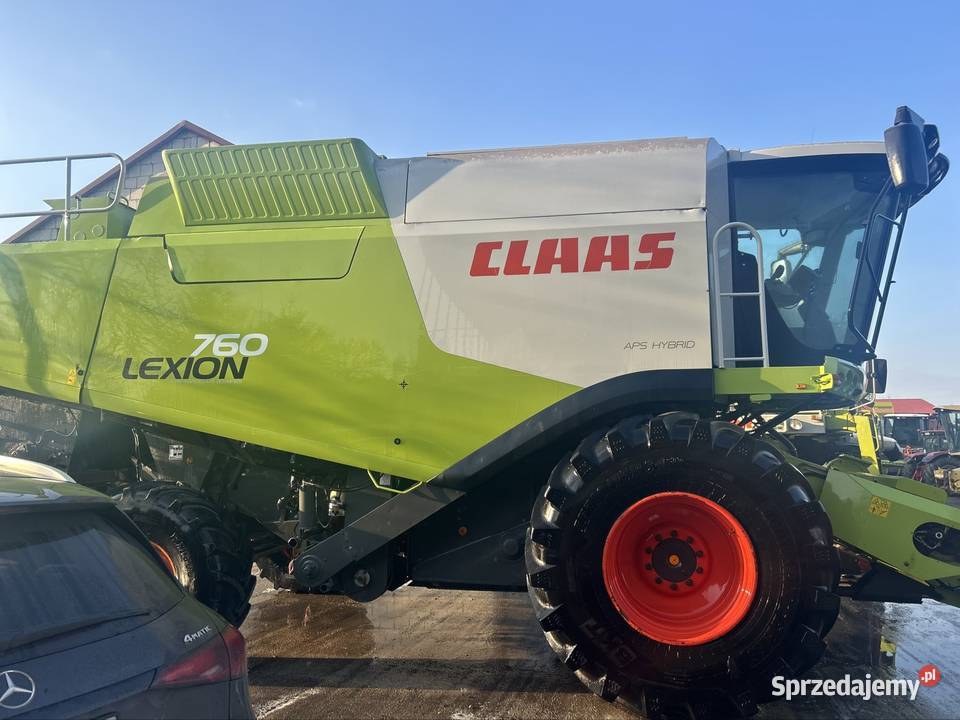 Kombajn Claas Lexion 760 APS Poziomowanie sit Łysakowo