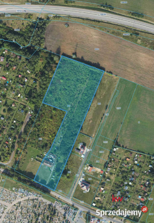 sprzedaży działki 20621m2 Kwidzyn