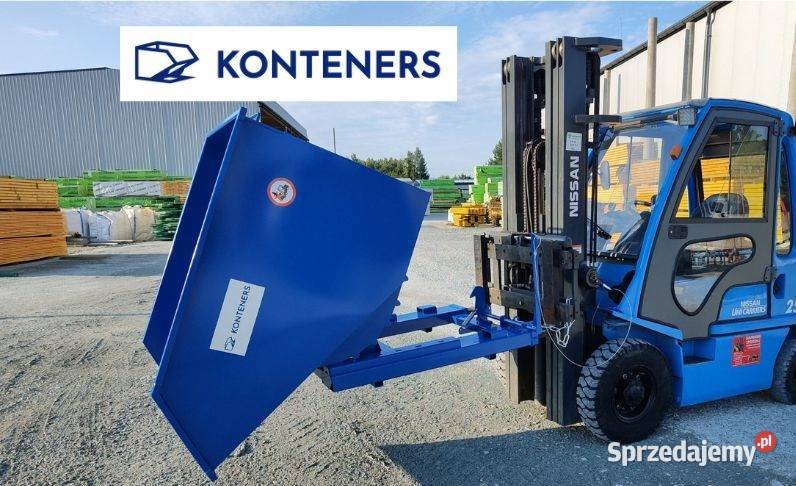 Kontener samowyładowczy 1m3 1000 L KOLEBA ZŁOM sprzedam