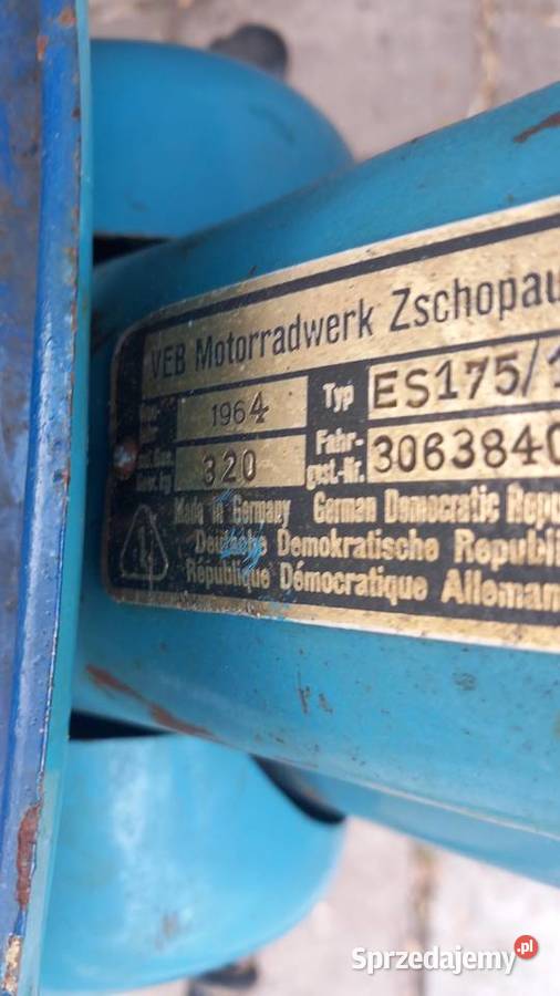 MZ ES 1751 Jaskółka Lakier OryginalnyPali Jeździ Turek