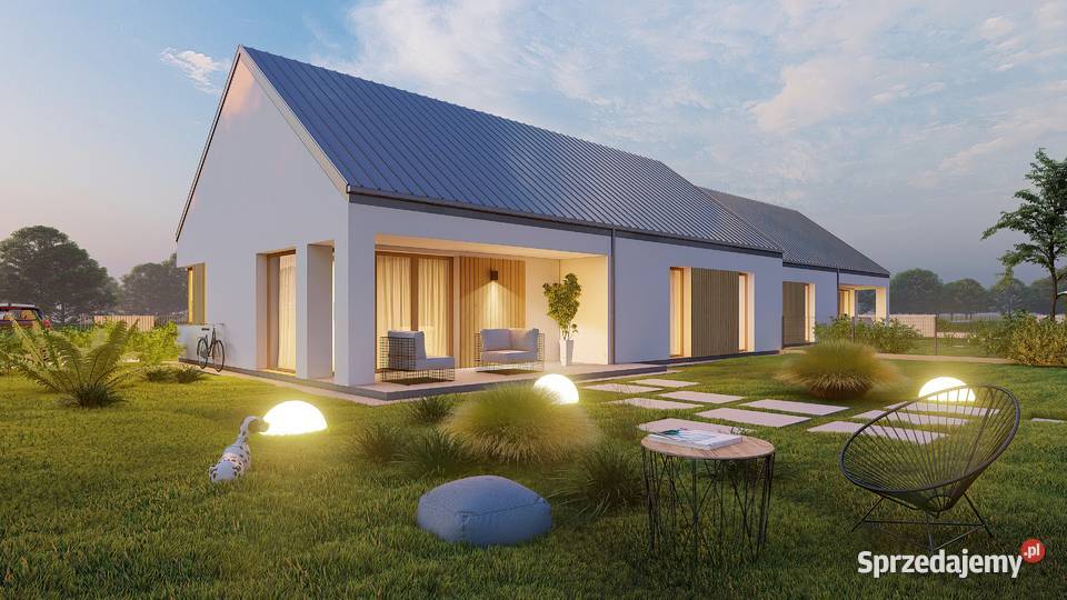 Działka budowlana z projektem i fundamentami