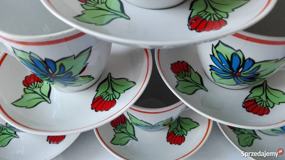 Filiżanki porcelanowe Aldona CHODZIEŻ Białystok