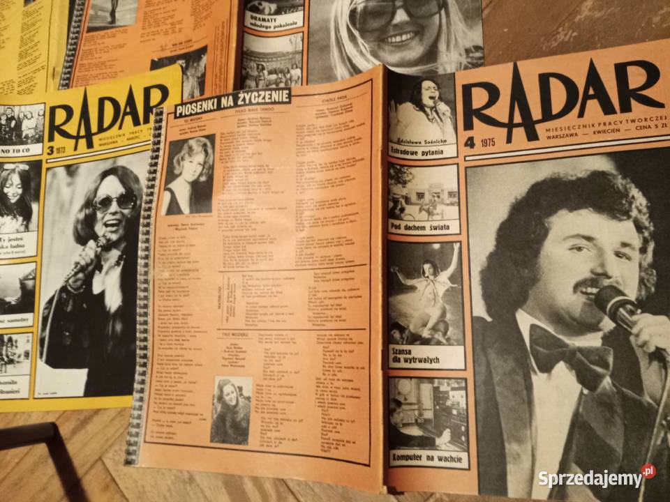 Radar magazyny gazety muzyka wykonawct Warszawa