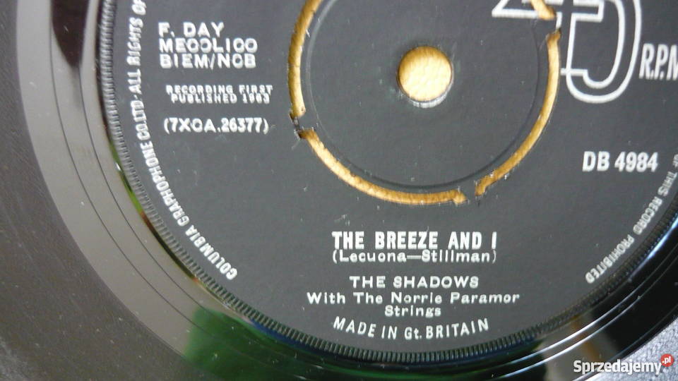 Płyta SHADOWS 1963 r Myszków