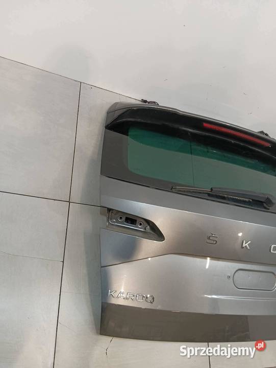 KLAPA TYŁ SZYBA SZARA 23R LIFT Skoda Karoq I Klapy bagażnika