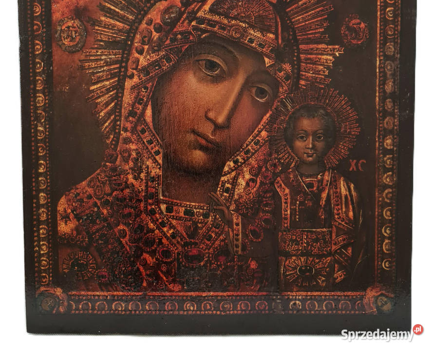 Ikona Matka Boża Kazańska 0033 Malarstwo mazowieckie Warszawa
