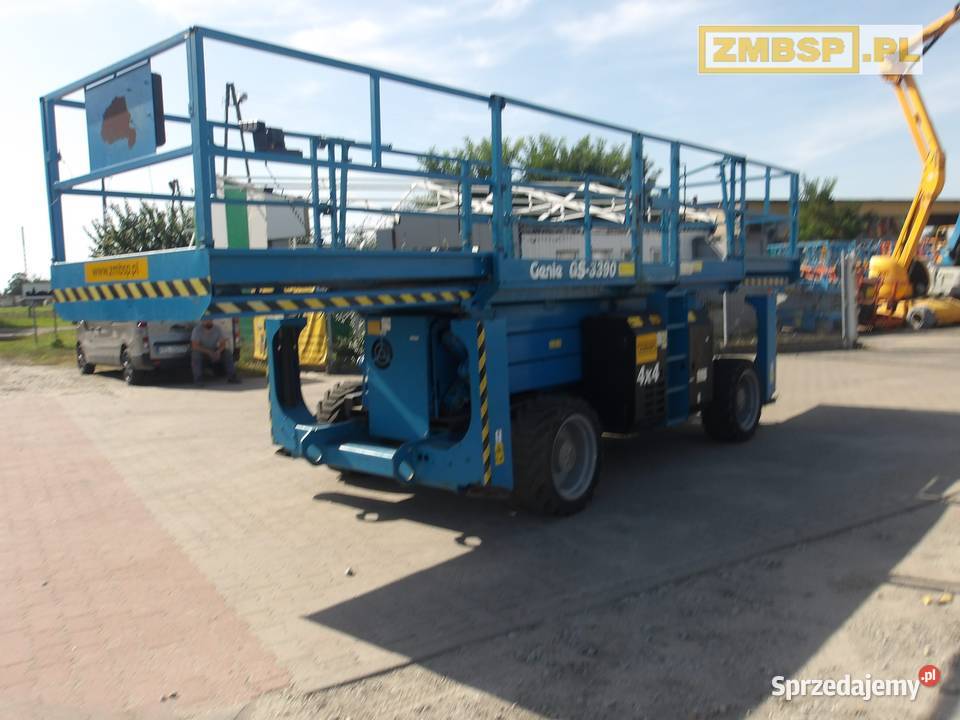 Podnośnik nożycowy spalinowy Genie GS3390 RT 4x4 Pleszew
