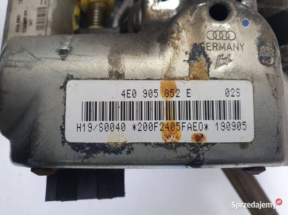 KOLUMNA KIEROWNICZA AUDI A8 42 TDI 4E0905852E Pozostałe Lipno