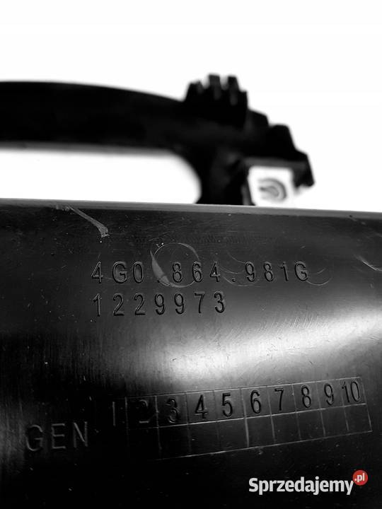 SCHOWEK PÓŁKA TUNELU AUDI A6 C7 4G0864981G Przystajń