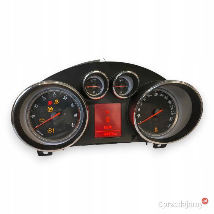 LICZNIK ZEGARY 13442455 AF7B Opel Astra J 14 T Chełm sprzedam