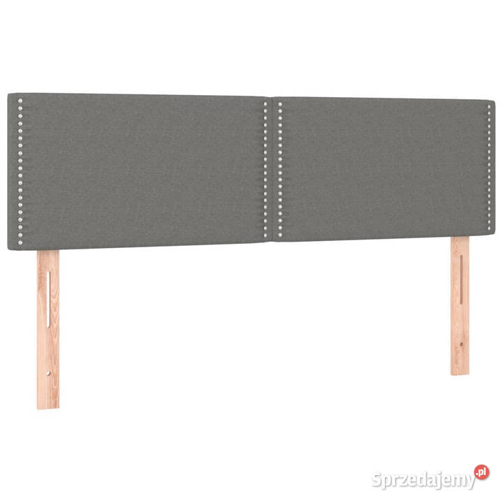 Zagłówek do łóżka z LED ciemnoszary 144x5x7888 Warszawa sprzedam