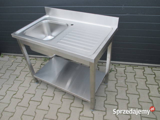 Zlew Gastronomiczny 1 Komorowy Z Półką 1006085 Biznes i Przemysł