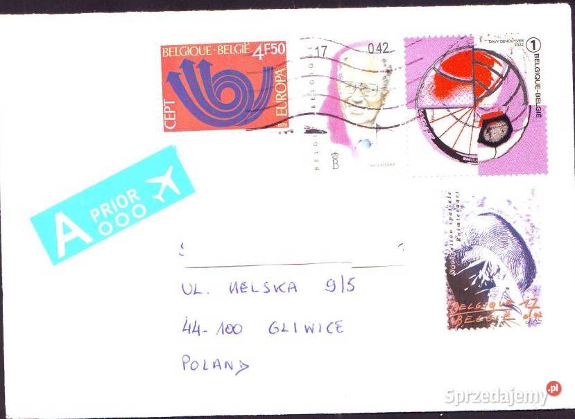 Kop z koresp filat Belgia Polska 2022 Gliwice