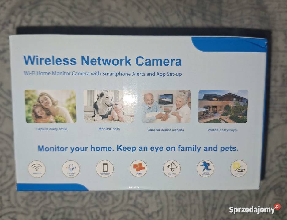 NOWA Kamera HD WiFi z Podwójnym Obiektywem
