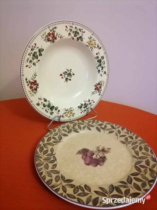 Dwa Talerze Dekoracyjne Tajemniczy Ogród Wałbrzych