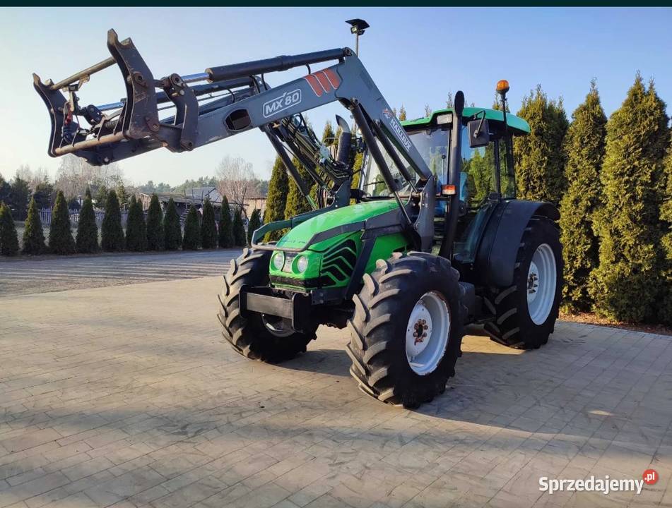 DeutzFahr Agroplus 75 ładowacz MX80 lubelskie Grabów Szlachecki