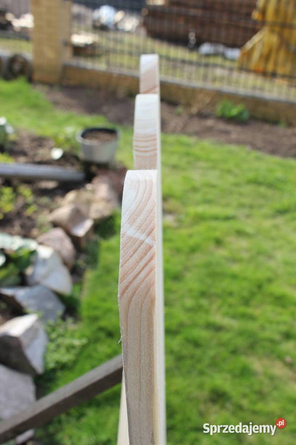 Sztachety drewniane świerkowe płot brama Dryga sprzedam