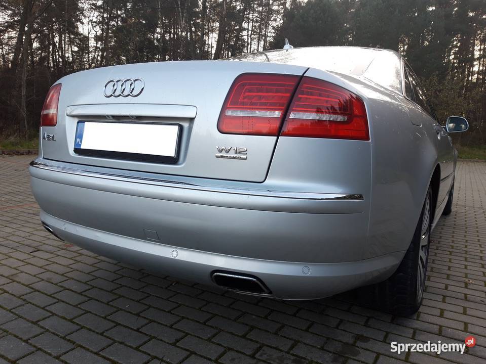 Audi A8 W12 450 LONG Quattro Salon Polska czujnik zmierzchu warmińsko-mazurskie Olsztyn