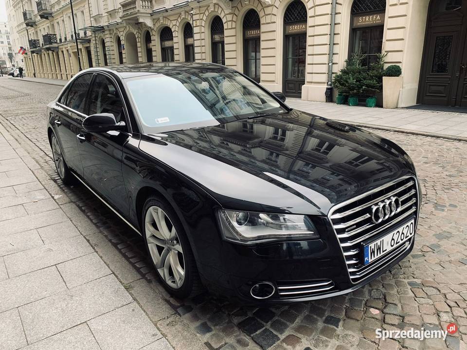 Audi A8 Raty Prywatnie 4x4 Automat Zadbany światła przeciwmgielne