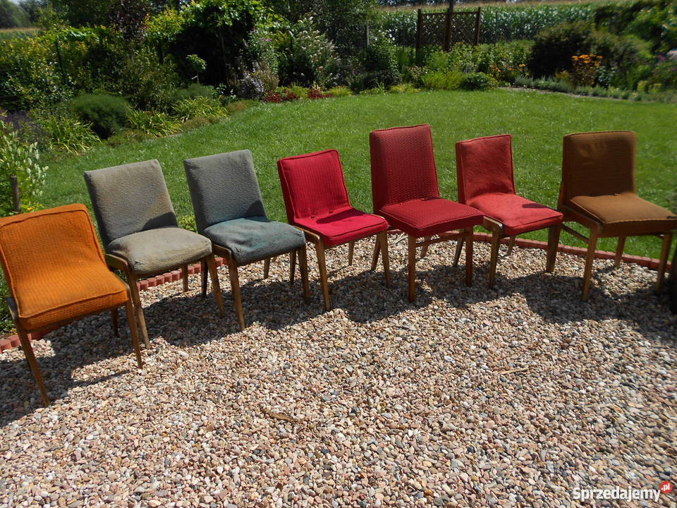 Krzesła Fotel PRL Vintage Tapicerowane AGA dolnośląskie
