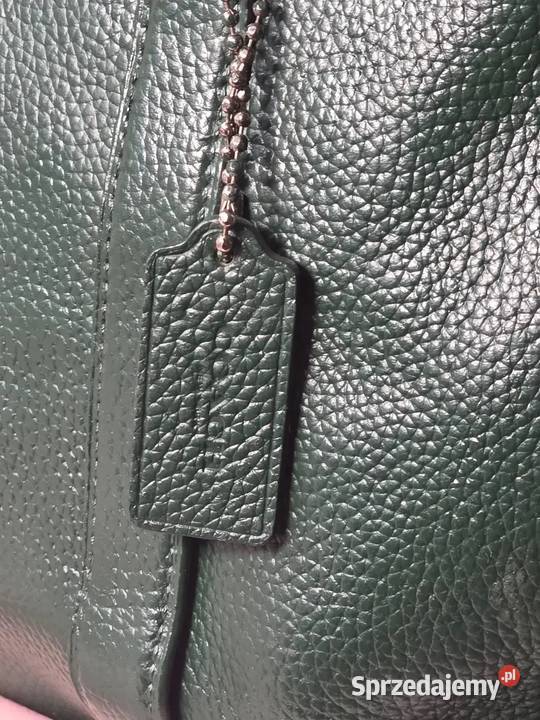 Torba COACH Skóra Naturalna Przepiękny Kolor i