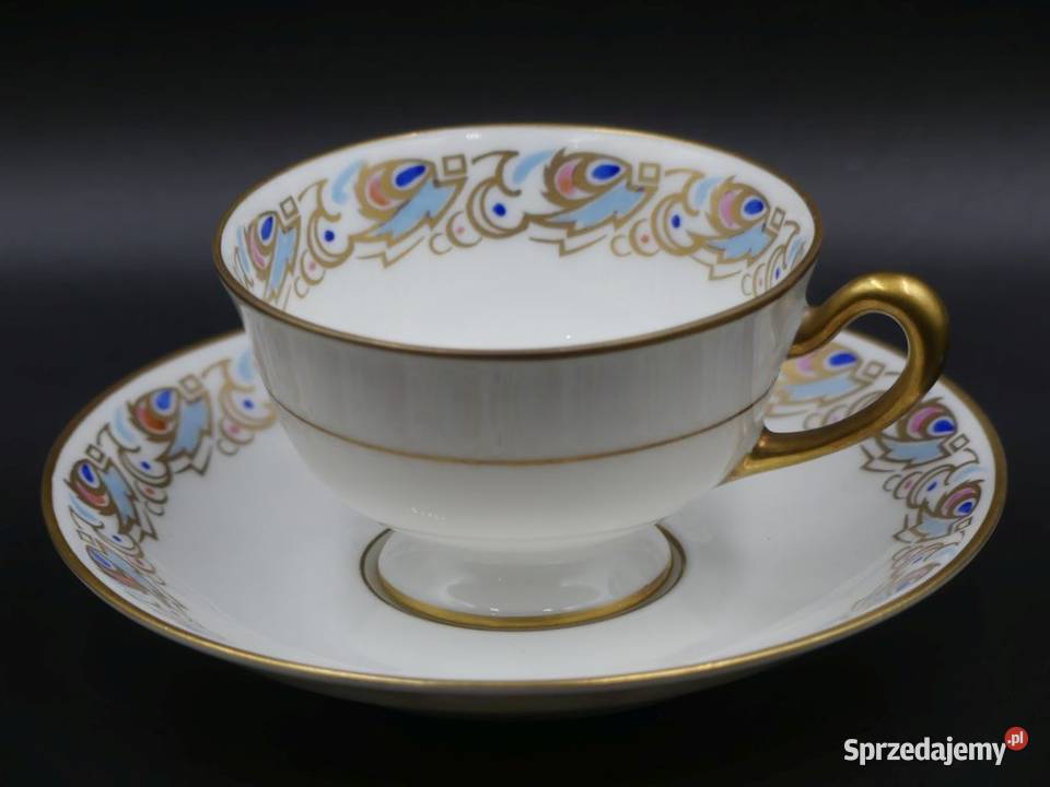 Komplet do mokki Tułowice Tillowitz stan Poznań