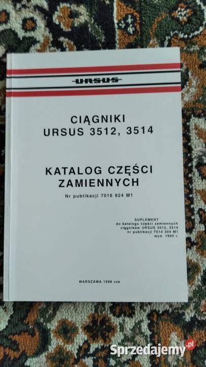 Katalog części ciągnika Ursus 35123514 suplement Lublin