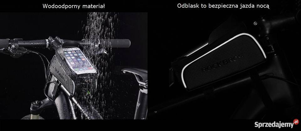 Torba RockBros telefon 60 odblask carbon 149g Dęblin