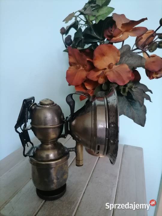 Stara lampa karbidowa z lat 30 tych Kraków