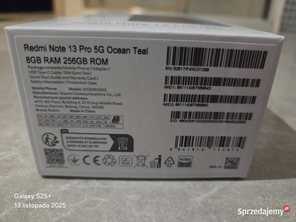 Redmi Note 13 Pro 5G 8Gb256Gb Puławy
