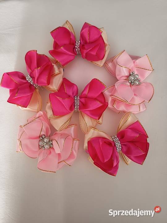 Kokardki do włosów ręcznie robione Wrocław