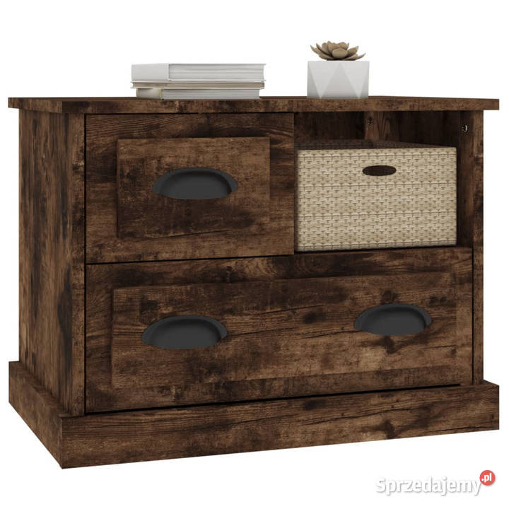 Szafka nocna przydymiony dąb 60x39x45 WM816365 sprzedam