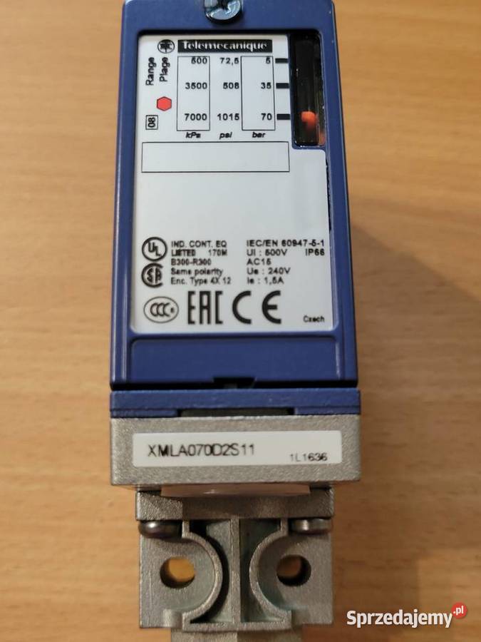 Wyłącznik ciśnieniowy XMLA070D2S11 Telemecanique Orle