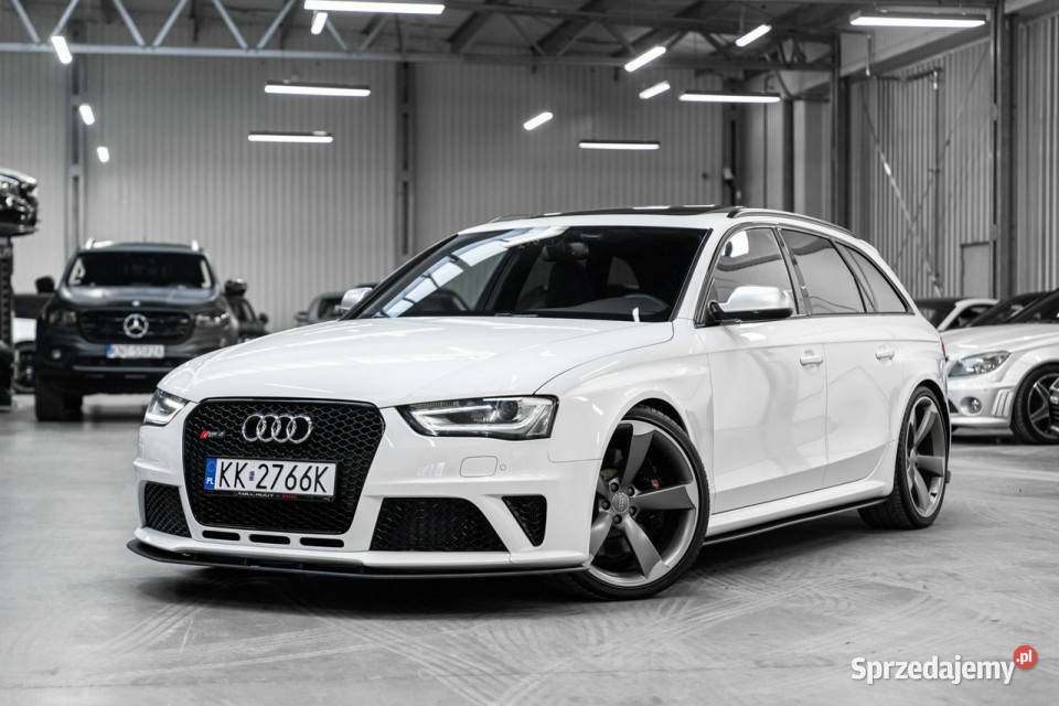 Audi RS4 Biały kruk nowa Panorama BO ogranicznik prędkości