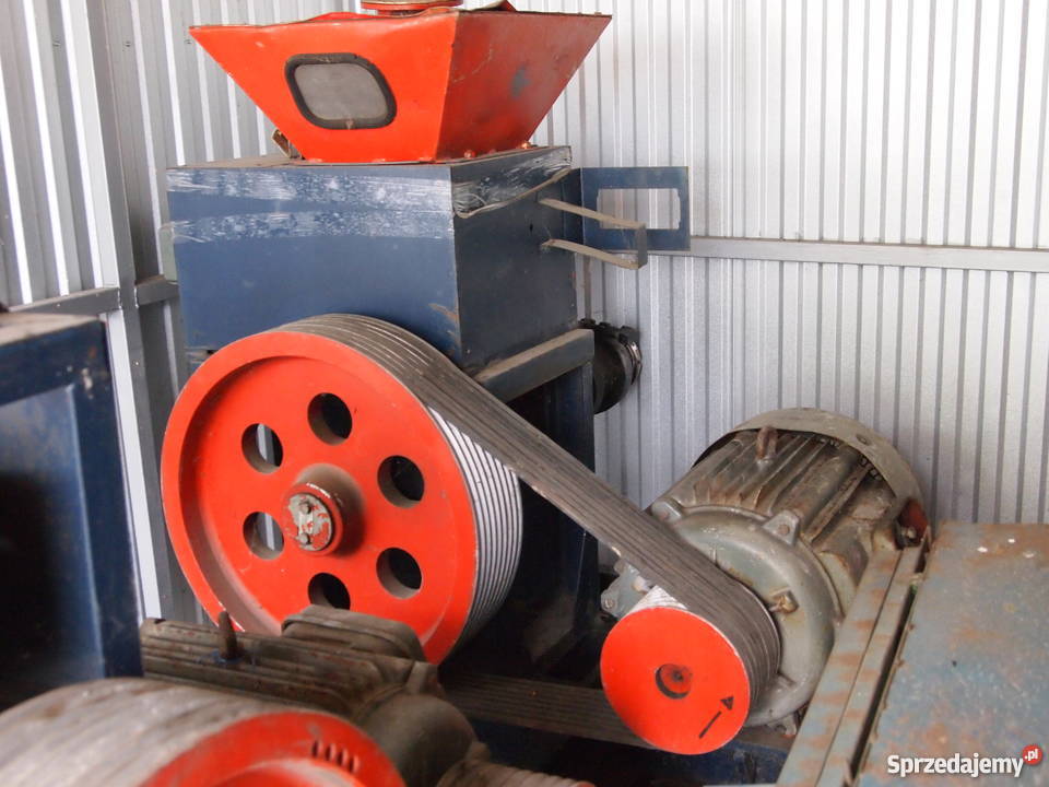 Ekstruder maszyna do produkcji pasz Zielona