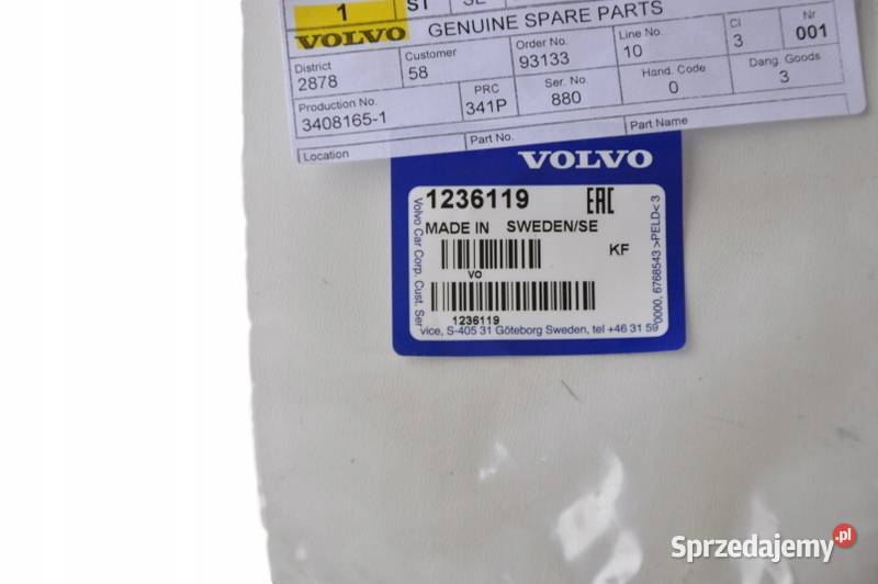 VOLVO S80 S90 V90 XC70 uszczelka krocca wody OE Bielany Wrocławskie