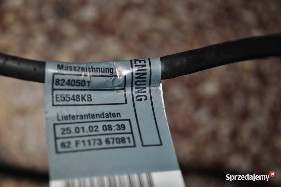 Zestaw przewodów czujnika obecności fotela BMW Motoryzacja śląskie sprzedam