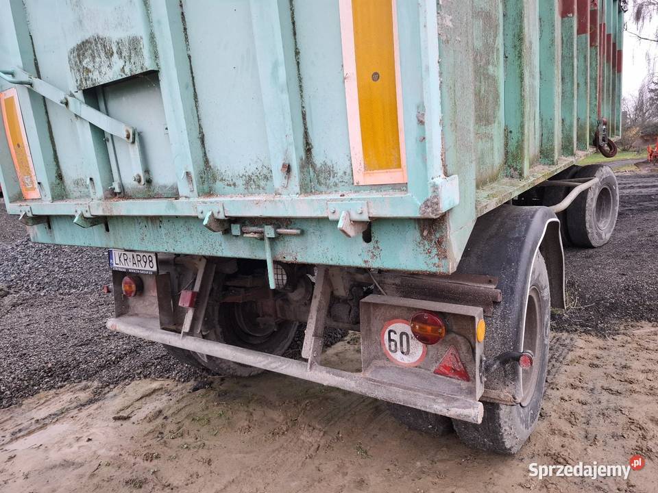 Przyczepa dwuosiowa wywrotka kiper 30 m lubelskie Wola Trzydnicka