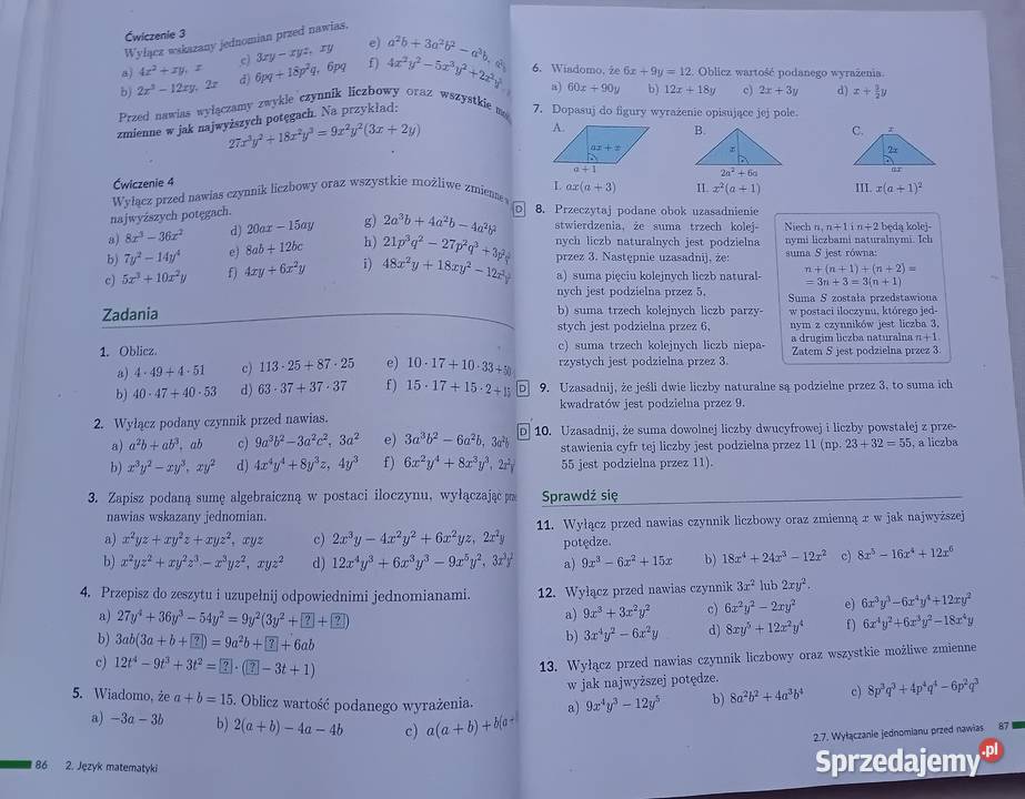 Nowa Matematyka 1 Zakr podstawowy liceum i Koźminek
