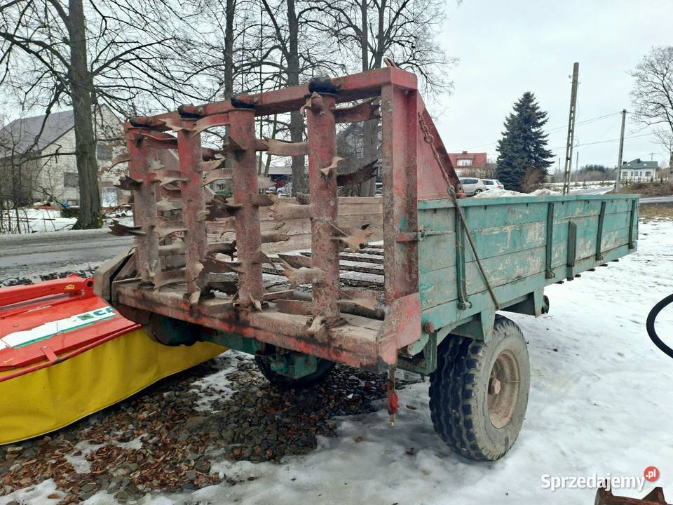 Rozrzutnik obornika kirchner 45t Limanowa sprzedam