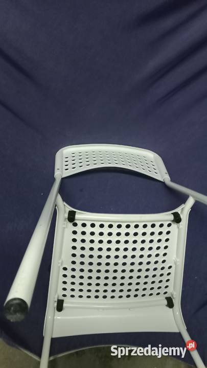 krzesło metalowe plastik białe Warszawa