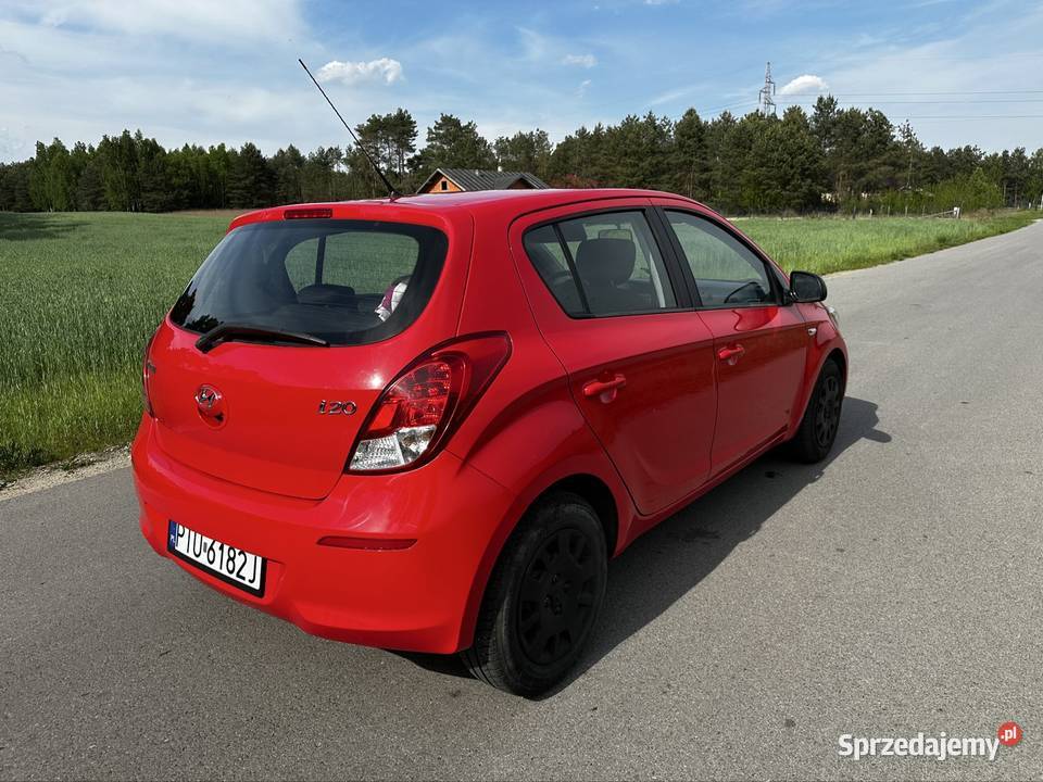 Hyundai i20 12 benzyna Klima Tempomat Światła czerwony i20 wielkopolskie sprzedam