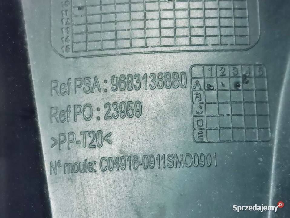Kratka Ramka Mocowanie Halogenu Lewe Peugeot 206 Pleszew