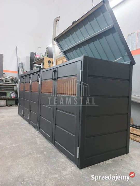 Skrzynia ogrodowa metalowa kufer 150x60x70 Ogród podkarpackie Sanok